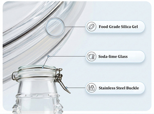 Nuevo Diseño de Envase de Vidrio con Forma de Tambor Conga de 420 ml con Tapa de Cierre Hermético para 100 g de Café Instantáneo Liofilizado - Product Image 4