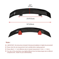 Aileron de coffre arrière universel pour Toyota VW BMW BENZ Mazda 3 Kia Corolla, accessoires de voiture