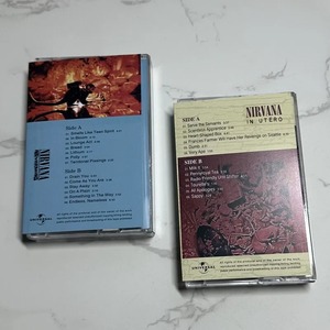 ชุดเทปคาสเซ็ท nirvan, nevermind + <span class=keywords><strong>in</strong></span> <span class=keywords><strong>utero</strong></span>, อัลบั้มสตูดิโอ Grunge - Product Image 2