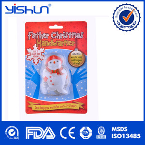 Chauffe-mains Yishun Père Noël 12x10, paquet chauffant manuel pour réchauffer les mains jusqu'à 2,5 heures, design réutilisable - Product Image 1