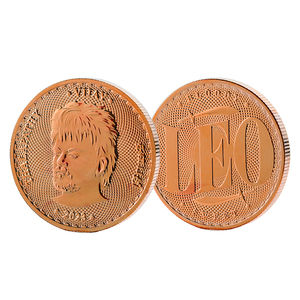 Moneta Commemorativa Personalizzata in Rame Puro .999 con Logo in Rilievo e Stampa UV, Regalo Metallico di Lusso - Product Image 3
