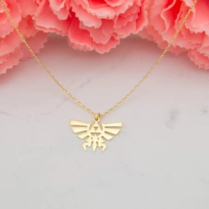 Collar Legend of Zelda Chapado en Oro de 18K de Alta Calidad, Dije Trifuerza de Acero Inoxidable 316L, Joyería Resistente al Deslustre, Regalo para Gamers y Cosplay - Product Image 5