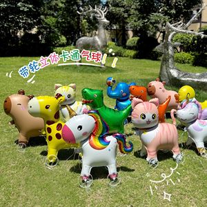 2025 nuevos globos de animales en 3D, rueda para caminar, productos de puesto de <span class=keywords><strong>cumpleaños</strong></span> para niños para el mercado nocturno, Halloween, Navidad, Año Nuevo - Product Image 1