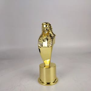 Trofeo de estatua de Faraón Egipcio de Metal personalizado para Arabia Saudita y países de Oriente Medio Premios Medallas y placas - Product Image 3