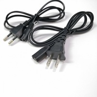 1M 美规/欧规电源线 适用于 PSP/PSV/PS2/PS3 游戏机充电线 电源线