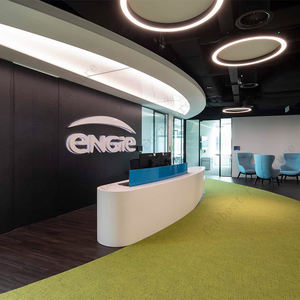 Comptoir de réception accueillant de conception élégante Table avant Salle de sport moderne minimaliste Comptoir de réception de <span class=keywords><strong>studio</strong></span> - Product Image 5