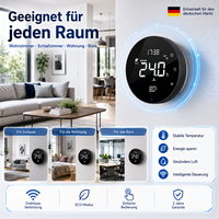 Nuevo Termostato Digital Inteligente con Wifi para Caldera de Agua y Gas, Controlado por Aplicación, 16A 3A, para Calefacción por Suelo Radiante, Ideal para Proyectos de Villas