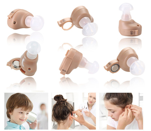 Auriculares inalámbricos amplificador de sonido Invisible Micro oreja audífono precio de venta - Product Image 2
