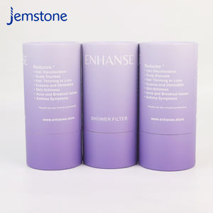 Tubo de papel de cilindro artesanal Kraft con impresión personalizada al por mayor embalaje con tapa - Product Image 1