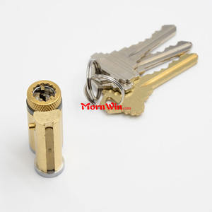 Cylindre de serrure à mortaise SFIC à noyau interchangeable amovible, le plus vendu, pour porte, boîtier <span class=keywords><strong>ANSI</strong></span> Grade 1, sécurité 3, en laiton - Product Image 4