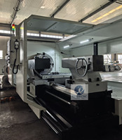 Tour à fileter les tuyaux CNC de grande taille QK1338 |   Grande alésée de broche - Coupe robuste, conçue pour le filetage de produits tubulaires dans le secteur pétrolier