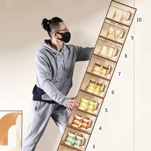 Wholesale Transparent Shoe <strong>Box</strong> Thickened Shoe <strong>Storage</strong> <strong>Box</strong> Plastic Folding Dustproof Clothing <strong>Storage</strong> <strong>Box</strong> <strong>Stackable</strong> BT-392 - Product Image 6