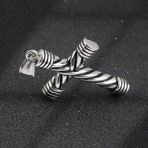 Collares con Colgantes de Cruz Vintage para Hombre y Mujer, Joyería Religiosa de Acero Inoxidable que Nunca se Desvanece - Product Image 6