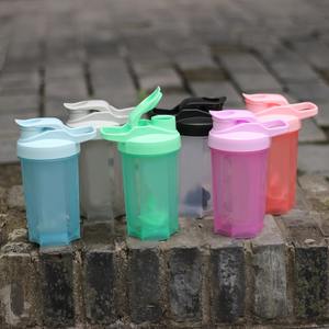 כוס שייקר מפלסטיק 500 מ\\\"ל לאבקת חלבון, בלנדר, כוס שייקר ניידת לכושר - Product Image 6