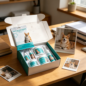 Juego <span class=keywords><strong>de</strong></span> Toallitas Desechables Ecológicas para Mascotas a Precio <span class=keywords><strong>de</strong></span> Fábrica al por Mayor, Toallitas Húmedas Biodegradables para <span class=keywords><strong>Perros</strong></span> y Gatos - Product Image 5