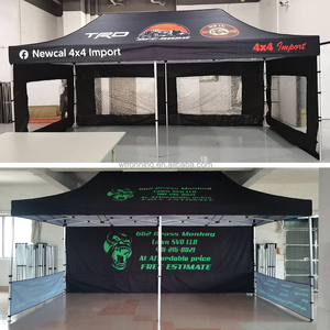 Carpa de Exhibición con Marco Doble de Aluminio y PVC Oxford con Impresión de Logotipo Personalizado, Carpa de Promoción para Ferias al Aire Libre, Carpa de Pared para Pequeñas Empresas - Product Image 5