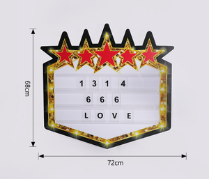 Espositore STAR LED Personalizzabile in Acrilico, Moderno e Artigianale per Nightclub, Bar, Lounge, Feste, Eventi, Servizio <span class=keywords><strong>VIP</strong></span> Bottiglie, Messaggi - Product Image 6