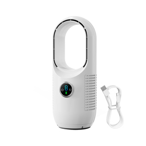 Gran oferta, mesa de refrigeración por aire, ventiladores sin aspas, recargable por USB, portátil, escritorio de oficina, Mini ventilador de Torre inteligente de mano - Product Image 1