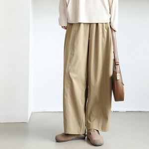 Pantalon <span class=keywords><strong>long</strong></span> ample à jambes larges pour <span class=keywords><strong>femme</strong></span>, style automne-hiver, vente directe d'usine - Product Image 6