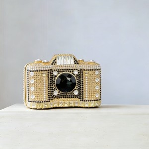 Bolso de Mano Tipo Clutch Nuevo con Diseño de Pavo Real, Abertura Abierta, Incrustaciones de Diamantes, Cierre Magnético de Aleación, Bolso de Noche de Lujo para Cena, Fiesta de Graduación, Boda - Product Image 3