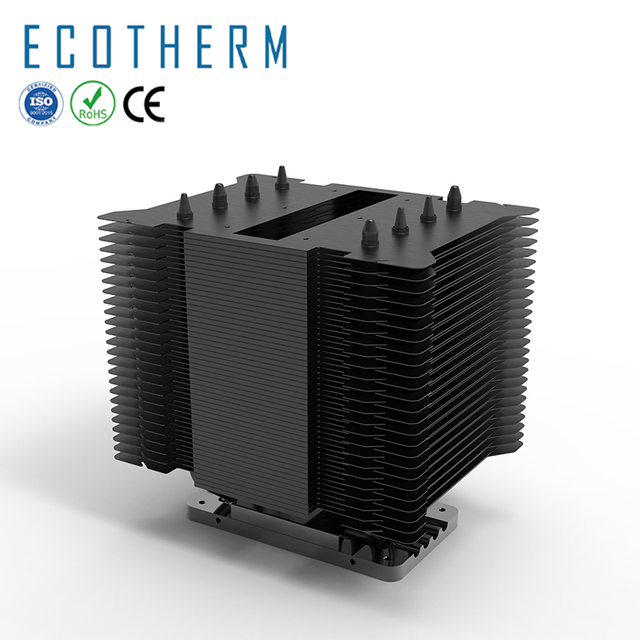 Ecotherm Custom Larger Power Copper Heatpipe Cooling Module Heat Sinks Heatsink for Peilter
