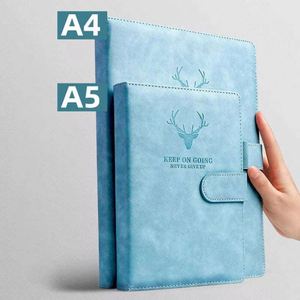 Note Book A5 Diary Soft Customizable Leather <b>Journal</b> Hardcover <b>Planner</b> Lined PU Cover Thread Sewing Bound Custom Logo - Product Image 4