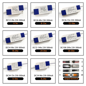 85-265V 12W 18W 24W 36W ánh sáng tại chỗ Bảng điều chỉnh ánh sáng adapter biến áp 300mA biến áp cho <span class=keywords><strong>Led</strong></span> Downlight - Product Image 2