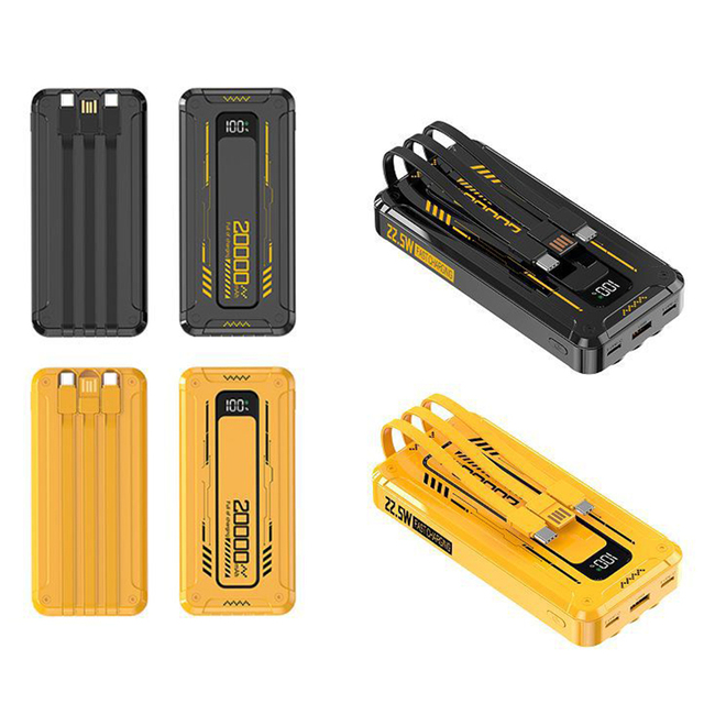 HYTO 22.5W Portable LI-Polymer Powerbank 10000mAh 20000mAh Battery Fast Charging LED Display Mobile Phone Ultra Slim Power Bank