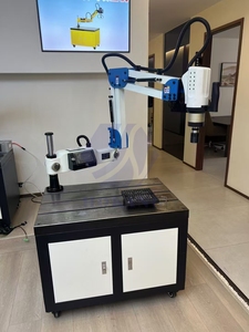 Machine de taraudage automatique à bras robotisé pour perçage vertical, avec bras télescopique et bras de taraudage électrique - Product Image 3