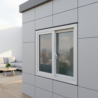 Perfil de Plástico Extruido de Vinilo, Diseño Moderno, Puertas y Ventanas de UPVC para Uso en Hoteles, Correderas, Plegables Horizontales, Insonorizadas