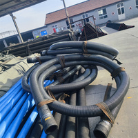 Tuyau double couche anti-usure à pression négative en caoutchouc nitrile avec revêtement extérieur en fil d'acier à quatre spirales de 300 mm et 9,8 mm Yongyi
