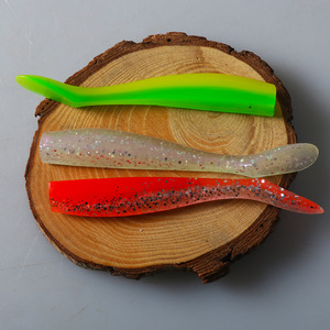 Señuelos blandos con cola en T de 7, 8 y 9 cm, señuelos en espiral, señuelos de pesca biónicos, señuelos de fondo para lubina, anzuelos de jig head, señuelos de plástico blando - Product Image 2