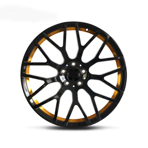 Roues forgées sur mesure YQ 18 à 22 pouces 5x112 5x120 5x114.3 5x130 Jantes PCD Jantes en alliage d'aluminium T6061 - Product Image 4