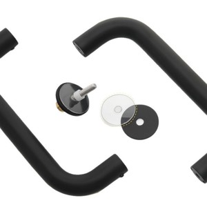 Manija de Puerta de Vidrio de Acero Inoxidable Huahu, Manija Redonda de 8 Pulgadas para Cuarto de Ducha - Product Image 5