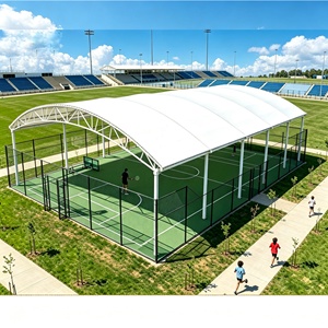 สถานที่เล่นกีฬาเต็นท์สนามกีฬาแบบยืดได้เต็นท์สนามบาสเก็ตบอลวัสดุสำหรับสนามเทนนิส - Product Image 1