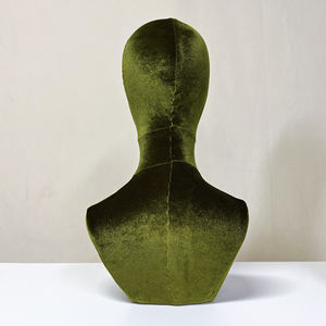 Busto <span class=keywords><strong>de</strong></span> exhibición <span class=keywords><strong>de</strong></span> espuma <span class=keywords><strong>de</strong></span> maniquí con cabeza <span class=keywords><strong>de</strong></span> terciopelo <span class=keywords><strong>de</strong></span> alta calidad para peluquería peluca sombrero joyería <span class=keywords><strong>costura</strong></span> suministro al por mayor - Product Image 5