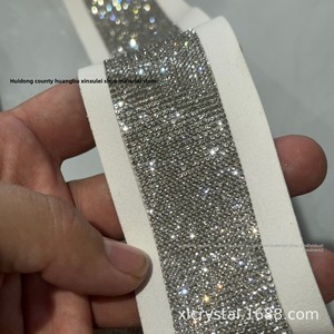 Tira de diamantes de imitación con código de barras de 2 cm para accesorios de fábrica: pasadores de pelo, ropa, bolsos, sandalias de tacón alto, bricolaje y manualidades. - Product Image 2