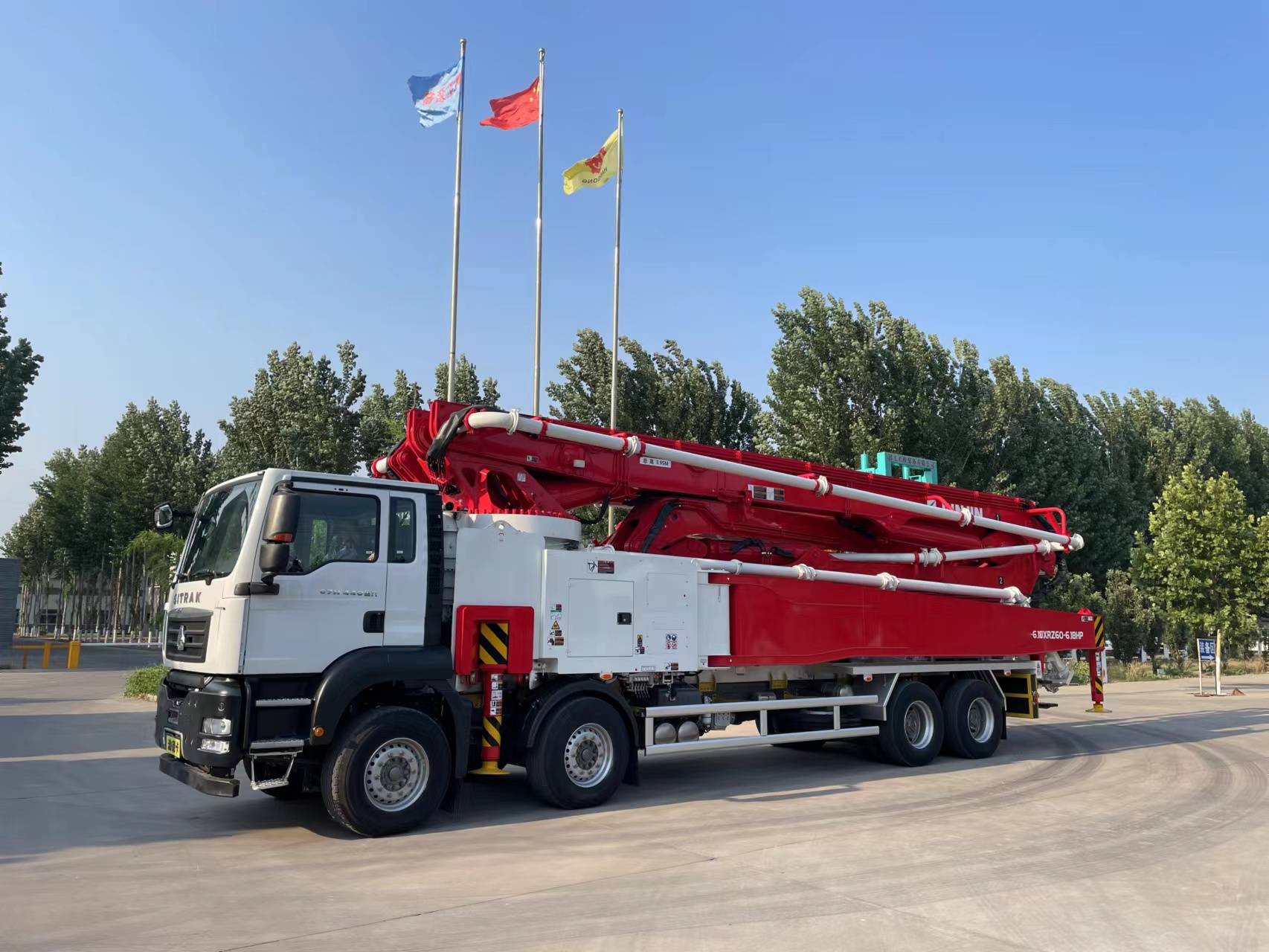 65m Concrete Pump Truck JJRZ65-5.18HP for Efficient Concrete