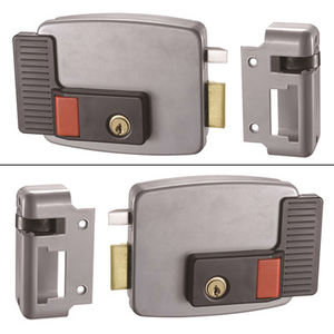 <span class=keywords><strong>Serratura</strong></span> Elettrica da Applicare <span class=keywords><strong>CISA</strong></span> Export ad Alta Protezione e Sicurezza con Scrocco in Ottone Cromato - Product Image 5