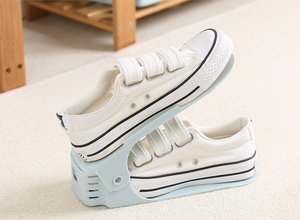 Organizador de <span class=keywords><strong>zapatos</strong></span> de plástico plegable para el hogar, estante de almacenamiento, gestión de habitaciones, soporte para <span class=keywords><strong>zapatos</strong></span> que ahorra espacio con fácil acceso - Product Image 3