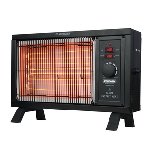 Chauffage radiant infrarouge Konwin BY1201, thermostat électrique réglable, chauffage d'appoint portable, chauffage au quartz d'intérieur avec poignée - Product Image 6