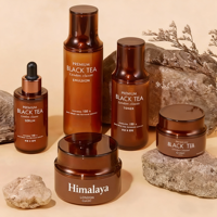 Kit de Soins Visage au Thé Noir Marque Blanche – Antioxydant, Renouvellement, Kombucha, Raffermissant, Éclaircissant – OEM AHA Niacinamide