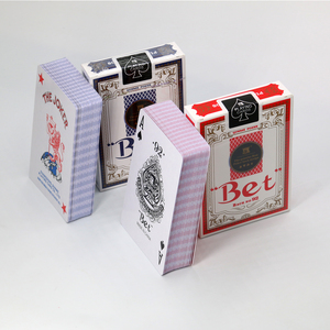 Ready to Ship Classic "Bet" Poker <b>Cards</b> 280g Blue Core Professional Grade - Product Image 3