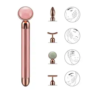 4 in 1 Skin Kit Home Use Beauty Equipment Facial Anti Aging Skin Firming Wrinkle Remover Face Neck Lifting Massager