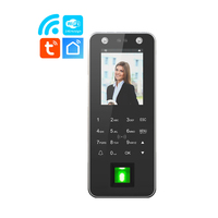 Système de contrôle d'accès intelligent le plus fonctionnel Tuya WiFi 3D avec reconnaissance faciale et empreintes digitales pour la gestion du temps de présence des employés PST-CF20-TY