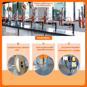 Máquina de Empaquetado Neumática Industrial de Alta Velocidad Semiautomática para Juguetes, con Grapadora Elástica sin Cuchillas - Product Image 5