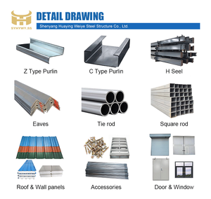 Kit di Costruzione in Acciaio per Capannoni Industriali Prefabbricati di Alta Qualità - Product Image 3