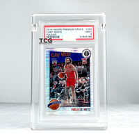 Étui en acrylique pour carte gradée TCG, compatible avec la carte Topps Chrome Gold Refractor LeBron James 2025, étui magnétique en acrylique pour affichage de carte gradée PSA