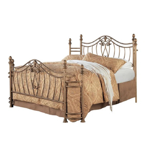 <strong>Vintage</strong> High-End Wrought Iron <strong>Bed</strong> <strong>Frame</strong>, Large Metal <strong>Bed</strong> in Antique Bronze Color, Double BedSet for Bedroom and Hotel Furniture - Product Image 6