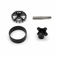 Supports de train d'atterrissage pour drones en aluminium usinés sur mesure par CNC, quincaillerie structurelle, fraisage, perçage, micro-usinage